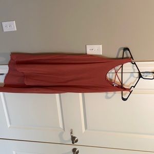 Splendid Brand high low cotton dress with cross cross back